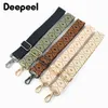 1pc Deepeel 38cm genişliğinde torba omuz askısı 75130cm Ayarlanabilir dokuma kayışı Crossbody yedek torba kemer aksesuarları 231227