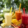 Copas descartáveis ​​falhas 100pcs multicolorias embrulhadas individualmente bebidas grandes bebidas de leite amplo suco de milk -shake bebida plástico