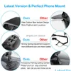 Cell Phone Mounts Holders In Dashboard Mount Clip On Mobile Bracket 360 Rotating Adjustable Car Holder For Huawei Vivo Drop Deliver Dhmts