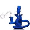 Hitman Glass Water Bong Cereal Box Hookahs Oil Rigs With Glass Nail Hottest Two Functions Smoking Shisha High Quality