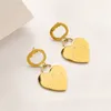 Womens necklace love heart earring popular ladies party clavicular chain stud earrings smooth metal pendant wedding sweet necklace fashion jewelry zl097