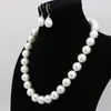 Elenco dei set di orecchini e collane! Perla del Mar Bianco da 14 mm conchiglia meridionale da 18 pollici, design e collocazione di gioielli per abbigliamento da donna alla moda