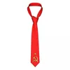 Nœuds papillon Russie URSS communiste Union soviétique marteau faucille unisexe cravate large CCCP cou pour hommes vêtements quotidiens cravate fête de mariage