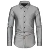 Herren -T -Shirts Langarmer Mode Button Down Hemd Square Gold gedruckt Herren Kurzarm Casual Strampler Sade