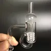 Diamond Knot Loop Quartz Banger Recycler Quartz Loop Banger Nails Dabber Insert Bowl per bong in vetro Dab Rigs LL