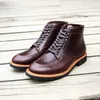 bottes faites à la main en cuir pour hommes chaussures Derby robe Oxford GoodyearWelted Vintage 231225