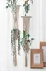 grucce per fioriera appesa a parete macrame supporto per grucce per piante ad aria decorazione per balcone fioriera da muro vaso cesto intrecciato bohemien makrama 2107553627