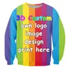 Men's Hoodies IFPD Hip Hop Sweat Shirts 3D Print French Fries Pizza Sweatshirts Men Long Sleeve Food Graffiti Oversize Pullover Streetwear