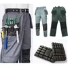 Mężczyznowe spodnie ładunkowe na zewnątrz odporne na zużycie prac roboczych z torbą na nogi 231227