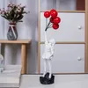 Nordic Modern Banksy Resin Statue Home Decor Flying Balloon Girl Art Sculpture Figurine Craft Ornaments Living Room Decorations 231227