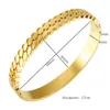Braccialetti per gocce di gocce increspato di moda jinhui per donne inossidabile texture in oro in acciaio inossidabile braccialetti femminile