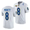 Pitt Panther Football Jersey College Kenny Pickett Tony Dorsett Aaron Donald Curtis Martin Darrelle Revis Larry Fitzgerald James Conner Addi