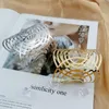 Bracele pour femmes ouvrir les bracelets en fil d'or enveloppe de poignet de couleur or