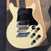 Custom Electric Guitar Cream Yellow Color Rosewood Fingerboard Free shipping