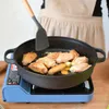 Pans Cast Iron Flat Bottom Pot Stew No Coating Non-stick Cooking Skillet