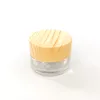 Accessoires Jar de cire de capuche de capuchon de grain 5 ml pour la collection de crème à huile épaisse pots en verre de réservoir échantillon