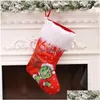 Dekoracje świąteczne p świąteczne pończochy Tree wisi Wesołych dekoracji Candy Prezenta