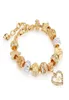 Gold Love Crystal Charms For Bracelets Femmes Bijoux de mode Valentin Gift5502885