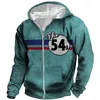 Vintage långärmad zip up hoodies för man överdimensionerad pullover män huvtröja i vinterautumn manliga kläder högkvalitativa huva 231228