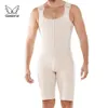 Bodysuit 남자 체중 감량 Shapewear 전신 셰이퍼 슬리밍 플러스 크기 오픈 가랑이 복부 셰이퍼 허리 트레이너 속옷 S6XL 231228