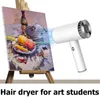 Hair Dryers Universal AC 220V USB Rechargeable and Cold Wind Dryer Travel Blow for Art Painting Home Outdoor more 231208