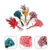 Flores decorativas 5 Facotes Mini Bouquet Bridemaid Gifts