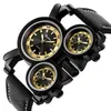 Personality Quartz Mens Watches Super Cool Special Large Dial Male Watch Luminous Hands Wristwatches228T