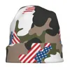 Berets American Flag USA Camo Camouflage Military Fashion Hats Bonnet Hat Skullies Beanies Caps