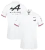 Vestuário de motocicleta Motorsport Team ARacing Camiseta Branco Preto Respirável Teamline Camisa de manga curta Ventilador de carro Clothing1739550