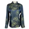 Tibetaans Kostuum Dames 2024 Zomer Nieuwe Stijl Tiansi Blouse Xizang Etnische Trend Bola Tibet Top Kleding Afdrukken Borduren Slijtage