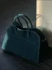 Torby szkolne 2023 THER0W Bag Margaux 15 Peacock Blue Classic Style zamszowa torebka prosta pojedyncze ramię Wzorność dużych pojemności