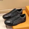 Luxury Designer Shoes av högsta kvalitet Casual Sneakers Breattable Calfskin med blommig utsmyckad gummi yttersula mycket trevlig BGFV000101