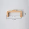 1 Sets 20 cm Großhandel Holz Kiss Lock handgemachte Schrauben Löcher Nähen Holz Geldbörse Rahmen Handtasche Zubehör Taschengriffe 231227