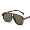 Sonnenbrille Lonsy Fashion Square für Männer 2024 Designer hochwertiger Vintage Retro Sonnenbrillen Männliche Brillen UV400