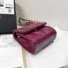 Женские мини -кошельки дизайнерские пакеты с поперечным купанием классическая пакетика для лопатки на плечо пакеты из кожа алмазной решетки сумочки CC Кошелька