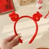 Accessori per capelli in stile cinese Year Helbanbam Cesina per capelli Rosso Chiesa copricapo per bambini Lucky