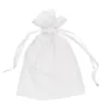 200Pcs White Organza Bags Gift Pouch Wedding Favor Bag 13cm X18 cm 5x7 inch 11 colors Ivory gold blue2708730