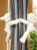 2pcs Little Lamb Curtain Tieback Holder Tie Backs Backs Kids Room Room Assories Holdback Hook 231227