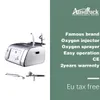 Jet Eu esentasse Oxygen Jet Peel machine Cura della pelle del viso Rimozione dell'acne Rimozione delle rughe Iniezione di ossigeno Ringiovanimento della pelle spray + Asciugamano