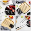 Forks 12 Pcs Chocolate Fondue Fork Cream Cheese Stainless Steel Baking Supplies