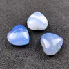 Sieradenzakjes Natuurlijke Amethist Rozenkwarts Kristal Aventurijn Jade Liefdeshart Blauwe Agaat Perzikvormige Wenssteen Ornamenten