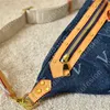 Mens Denim Bumbag For Woman Luxury Waist Bag Fashion Belt Bag Retiro Chest Fanny Packs Full Letters Causal Fannypacks