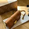Hot New Luxurys Classic Fashionable and Versatile Mini Print Retro Style Messenger Bag Axel väska Designers Women Axillary Pouch Leather Crossbody Bags Wallet