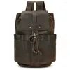 Sırt çantası erkekler gerçek deri sırt çantaları iş 14 inç dizüstü bilgisayar seyahat büyük erkek okul omuz çantası unisex inek sırt çantası