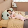 Huggable Big Long Mignon Dinosaure En Peluche Jouet Doux Dessin Animé Animal Ange En Peluche Poupée Petit Ami Oreiller Enfants Fille Cadeau D'anniversaire Décor 231227