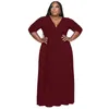 Robes décontractées 5XL grande taille dames longue graisse mm robe florale lâche plus jupe femme