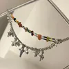 Ожерелья с подвесками, эстетические украшения, ожерелье в стиле Y2k, двухслойная цепочка, идеально подходящее для свадебной вечеринки
