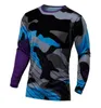 Été vente chaude vêtements de moto tout-terrain loisirs de plein air polyester costume à séchage rapide course vitesse abandon T-shirt peut être personnalisé