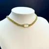 Fashion Diamond Necklace Designer Jewelry Women Choker Brand Brand Pearl Neckace Party Gift