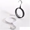 Hangers Rekken Opbergrek Metaal Zijden Sjaal Hanger Ronde Ring Organisator Ringkern Cirkel Kledingstuk Riem Stropdas Handdoek Kleding Plankhouder Dhb7L